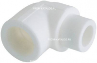 Отвод 90° KALDE - 20 (под пайку внутренняя/наружная для полипропиленовых труб, цвет белый)