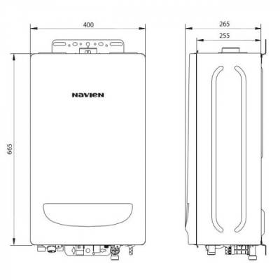 Настенный газовый котел NAVIEN DELUXE S 35K
